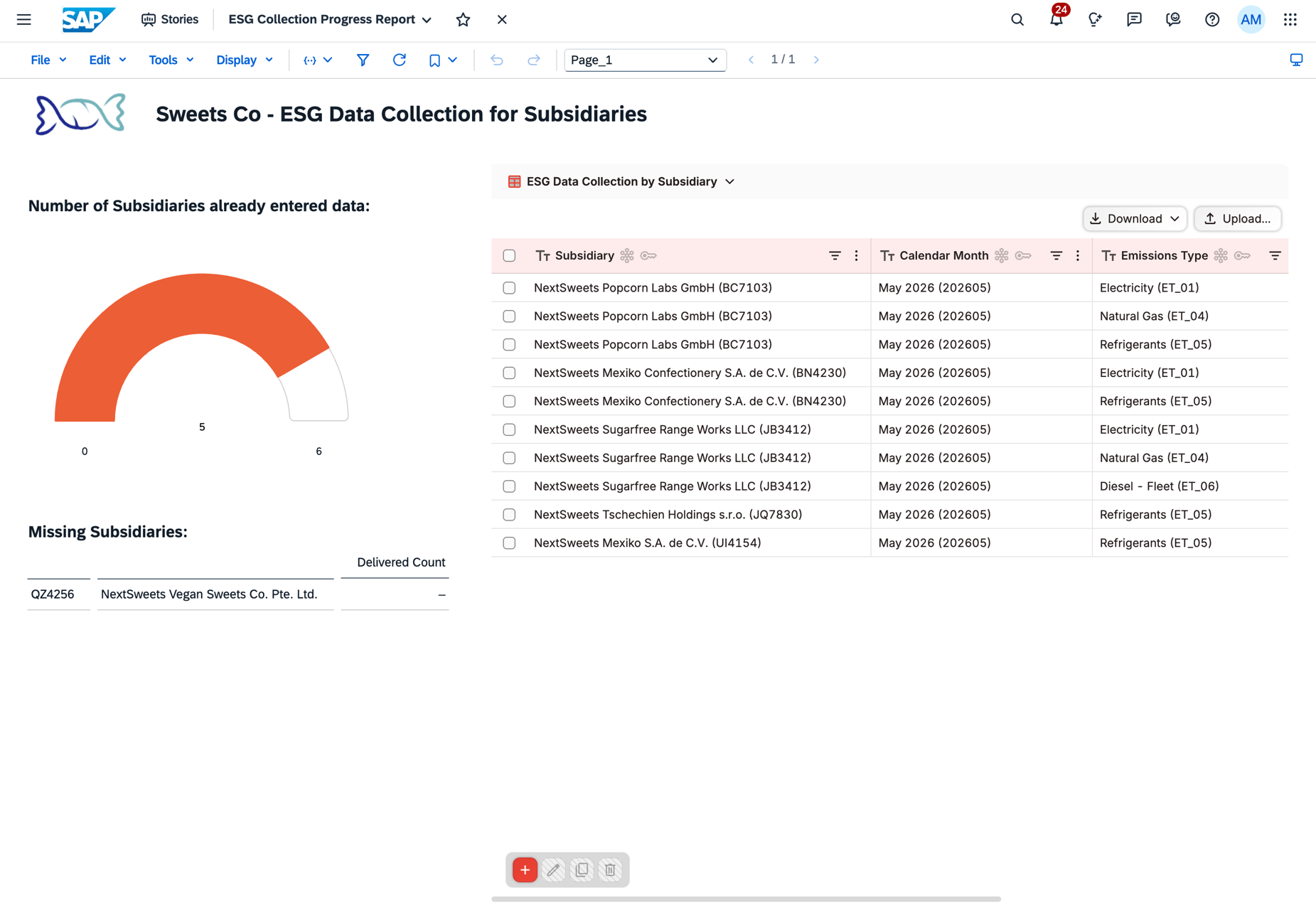 ESG Data Collection Progress Tracker