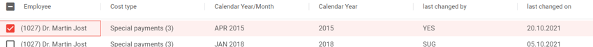 Changed by and Changed on populated automatically after saving a row